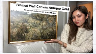 24 x 18 Landscape Study Framed Wall Canvas Antique Gold | target  Studio McGee Frame | YanaSu