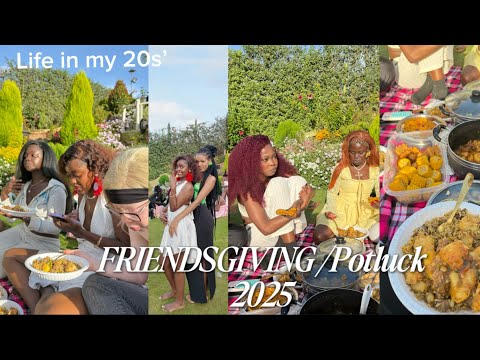 FRIENDSGIVING - Potluck 2025 🎄❤️|picnic with friends 