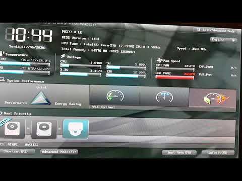 ArcoLinux : 1741 How to change the settings on an Asus P8Z77-V LE to be able to install linux