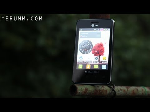 Обзор LG E405 Optimus L3 Dual (black)