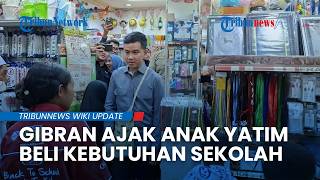 Kunjungan Kerja ke Mimika, Wapres Gibran Dampingi Anak Yatim Belanja Perlengkapan Sekolah