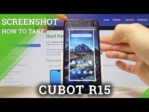 How to Capture Screen in CUBOT R15 - Take & Share Screenshot