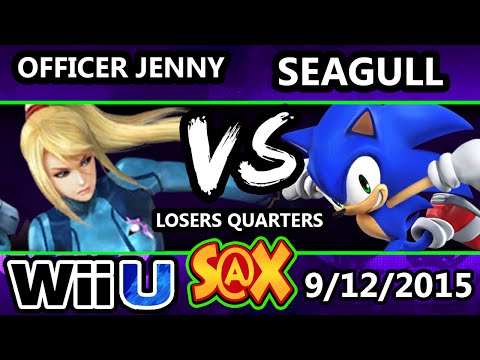 S@X Monthly - Officer Jenny (ZSS) Vs. NS | Seagull (Sonic) SSB4 LQ - Smash Wii U - Smash 4