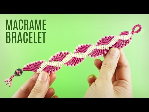 Spiral Macrame Patterns DIY Macrame Spiral Bracelets