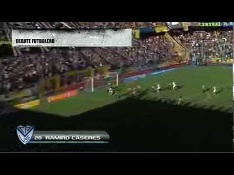 Gol Caseres - Rosario Central 0 Vs Vélez Sarsfield 2