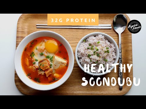 Healthy Soondubu Jjigae Recipe (High Protein: 32g P) | Healthier Version Of Foods Ep 2.