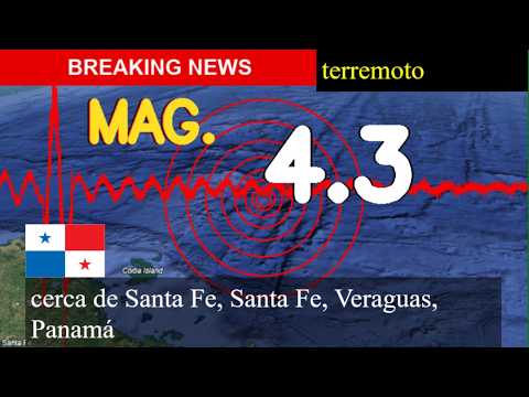 😱🚨 Terremoto cerca de Santa Fe, Santa Fe, Veraguas, Panamá actualizaciones en vivo hoy: un temblor d