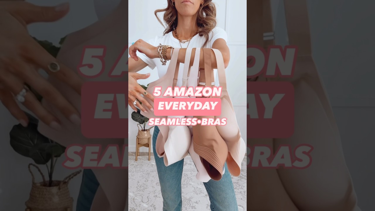 5 Everyday Seamless Bras | Shop link in bio under Amazon Storefront #amazonfinds #amazonmusthaves