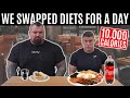 I swapped diets with the WORLD'S STRONGEST MAN | ft. Eddie Hall *10,000 CALORIES*