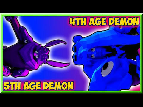 Satisfying Gravity & Explosion! 4th & 5th Age Demon vs Every Faction - TABS MODS GAMEPLAY