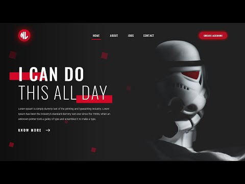 Web Design — Star Wars Design — Speed Art + Speed Code