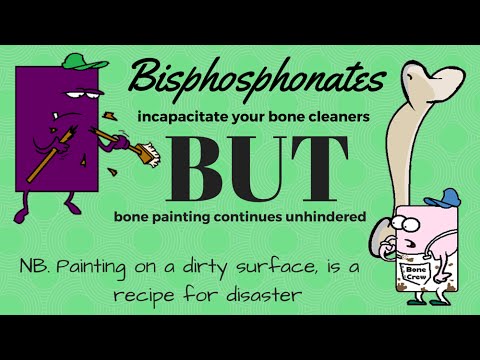 How bisphosphonates interact with your bone crew - YouTube