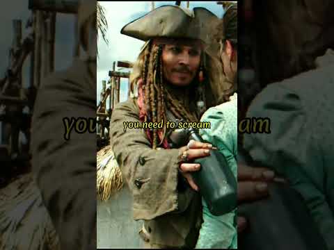 You filthy Pirate! 😡😂 | Jack Sparrow and Carina Smyth | Pirates of the Caribbean #shorts