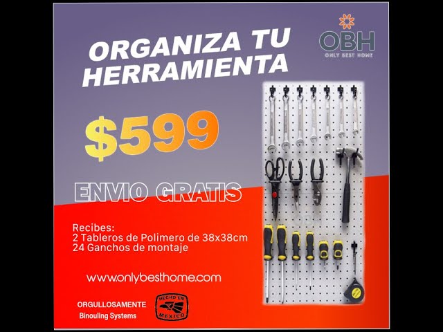 Vídeo relacionado con MULSAME Kit combinado de tablero perforado, juego de almacenamiento montado en la pared con 4 tableros de clavijas y 14 accesorios para colgar, organizador de tableros de clavijas rosa para exhibición