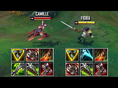 CAMILLE vs FIORA FULL BUILD FIGHTS & Best Pentakills!