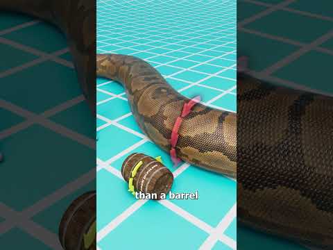 The Snake That Could Eat Crocodiles 😱