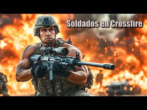 Soldados en Crossfire | Película de Acción Bélica | Completa en Español HD