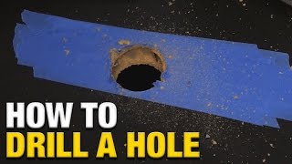 How To Drill A Hole In An IKEA Linnmon Desk