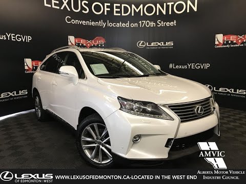 Used White 2015 Lexus RX 350 Technology Package Review - Westlock, Alberta, Canada