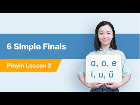6 Simple Finals:  ɑ, o, e, i, u, ü | Chinese Pinyin Lesson 2