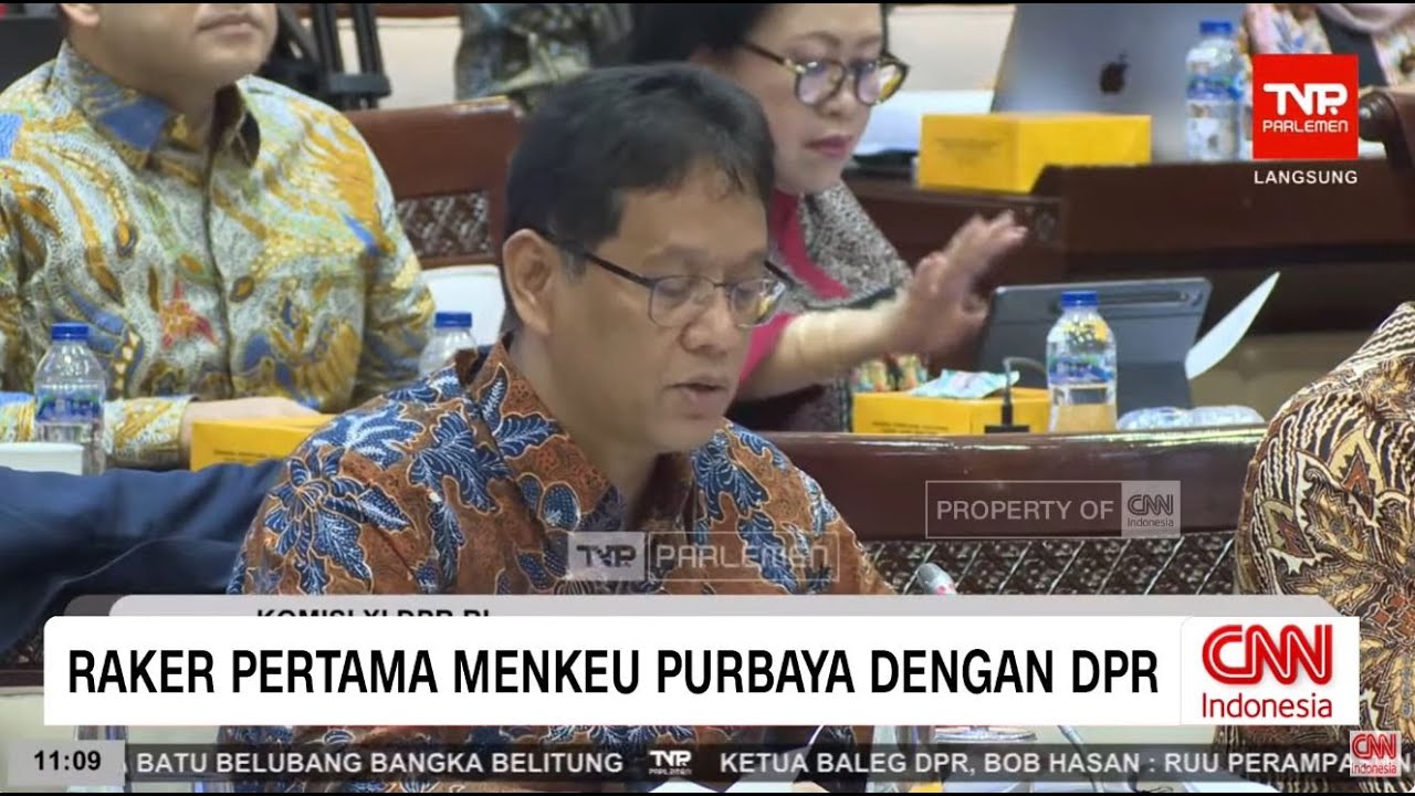 BREAKING NEWS Raker Perdana Menkeu Purbaya dengan Komisi XI DPR RI