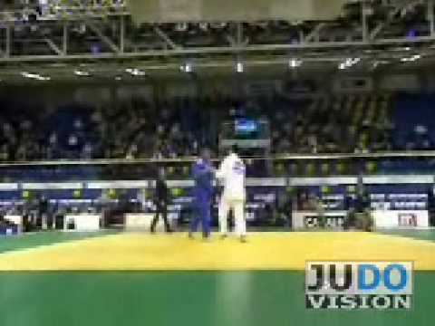 JUDO 2008 World Open Championships: Pierre Robin (FRA) - Takamasa Anai 穴井 隆将 (JPN)