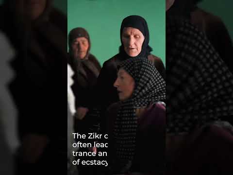 Recording a mystical Chechen Sufi Zikr ceremony performed by women in the Pankisi valley, Georgia🧕