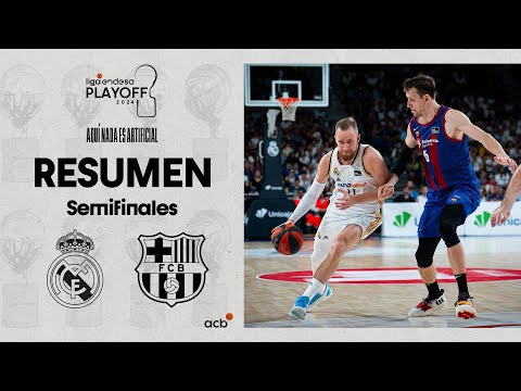 Real Madrid - Barça (104-98) RESUMEN | Playoff Liga Endesa 2024