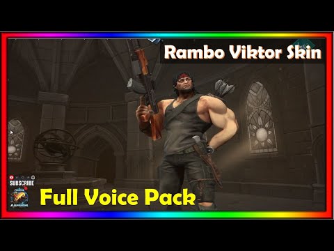 Paladins 5.1 Schism - Rambo Viktor Skin Full Voice Pack