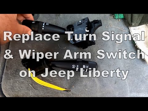 How To Remove Replace Turn Signal & Wiper Control Arm Switches for Jeep Liberty Dodge Nitro 2008