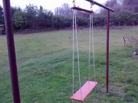Huśtawka ogrodowa Stylowa maj 2012 Krempna