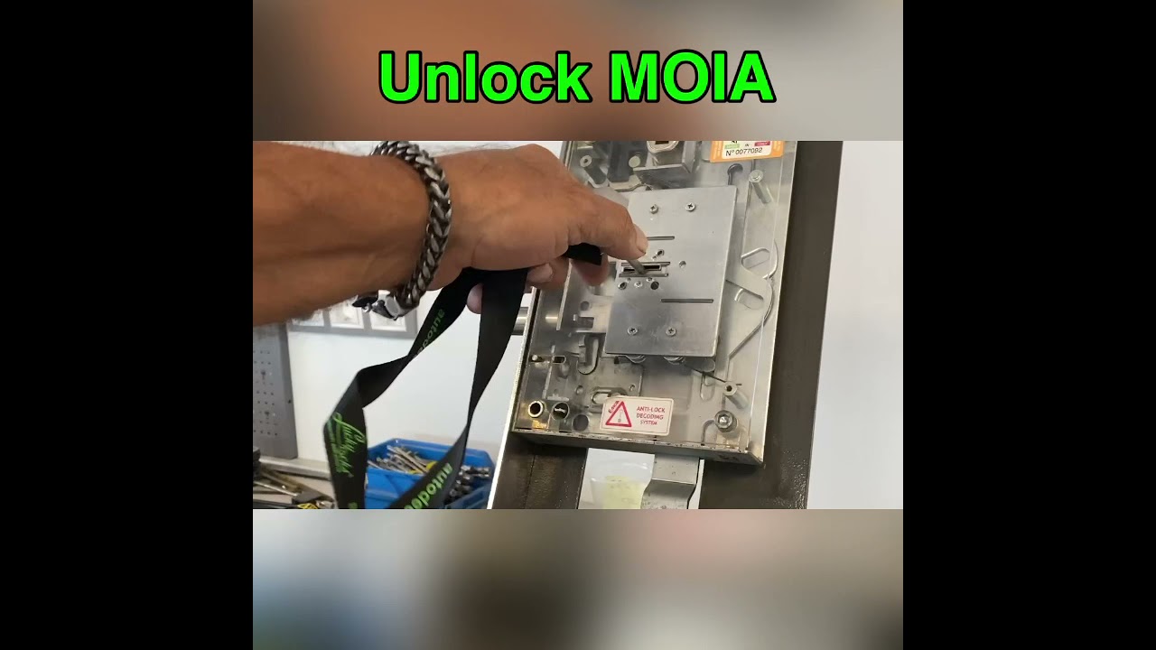 Moia unlocking with Dm Luckylocks Decoder