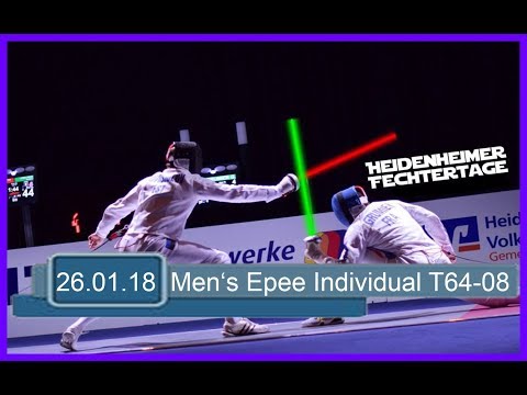 Heidenheim Men's Epee individual World Cup - Piste Blue