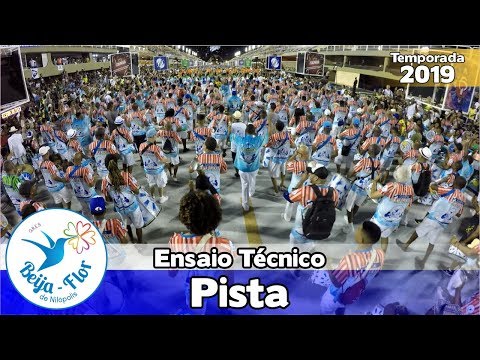 Beija-Flor 2019 - Bateria no ensaio técnico (Pista) - Apoteose ao vivo - #ET19