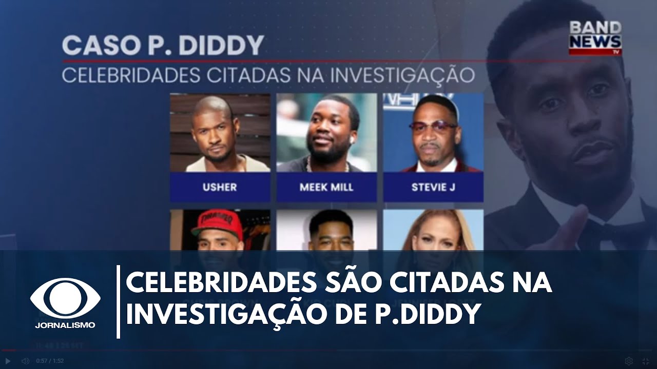 O que se sabe sobre o caso P. Diddy, rapper acusado de tráfico sexual nos EUA