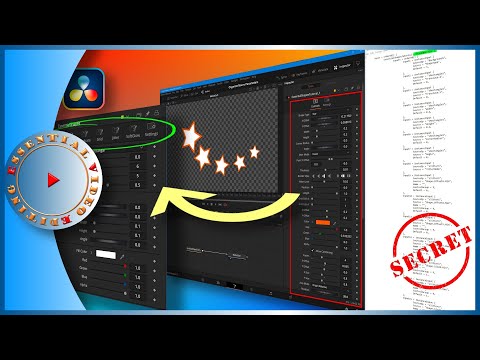 Sort and Group Macro Template Parameters in DaVinci Resolve - Secret of Fusion Setting File