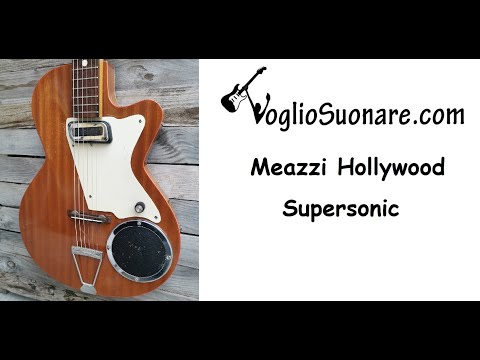 RIF 648 Meazzi Hollywood Supersonic Vintage With Built in Amplifier image 16