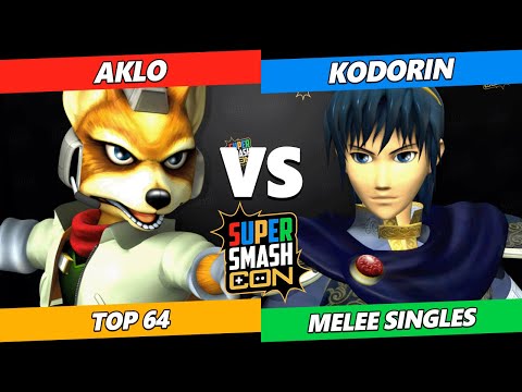 SSC 2023 - Aklo (Marth) Vs. Kodorin (Fox) Smash Melee Tournament