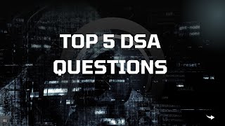 TOP 5 DSA QUESTIONS SOLVED IN 10 MINUTES | JavaScript Edition
