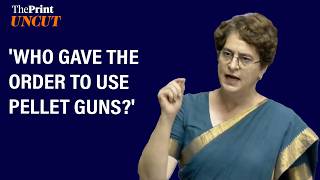 Congress MP Priyanka Gandhi questions government use of force against students during Lok Sabha speech