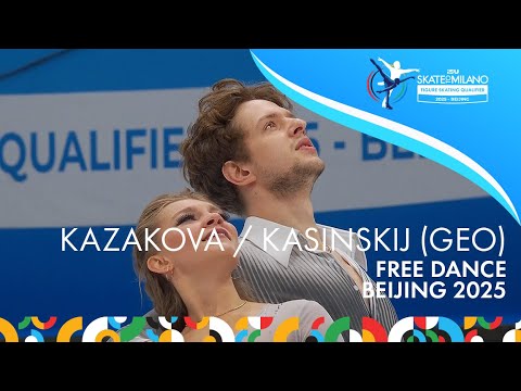 KAZAKOVA / KASINSKIJ (GEO) | Ice Dance Free Dance | #SkateToMilano | 2025 – Beijing