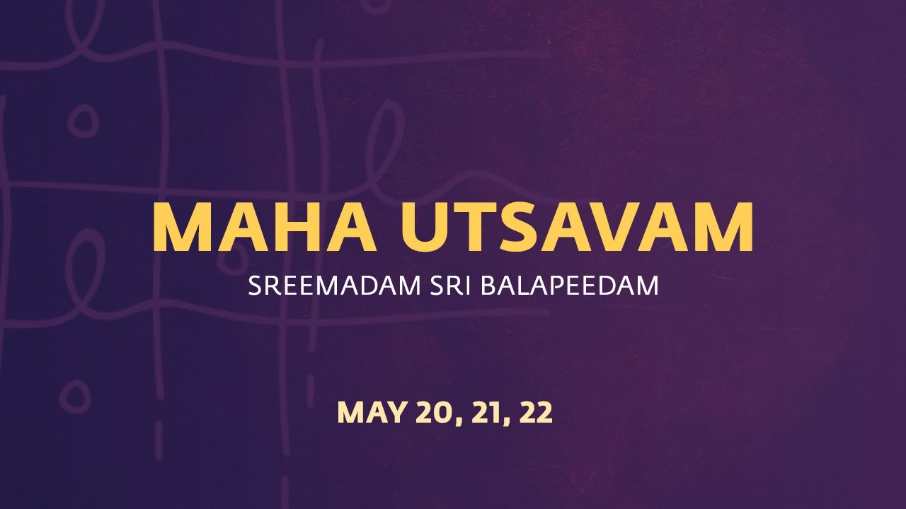 Maha Utsavam 2025 Celebration Promo