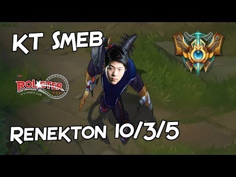 [Top Highlights Korea] KT Smeb Montage  Best Renekton 2018 SoloQ + LCK