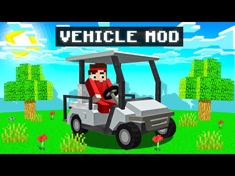 INSANE MOD! Drive 20+ Vehicles in Minecraft!