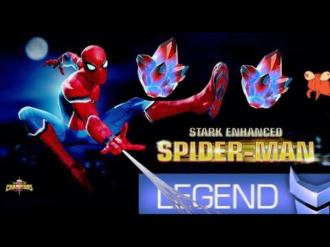 2X 5 Star Featured stark spidey crystal opening!