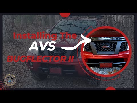 2014 Nissan Frontier (AVS Bug Deflector) Installation