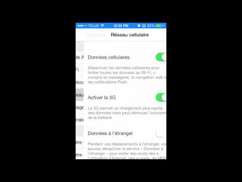 comment regler donnees cellulaires iphone