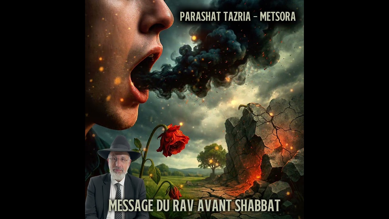 Parashat Tazria - Metsora🇮🇱  Message du Rav avant Shabat
