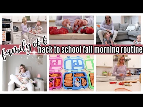 *NEW* BACK TO SCHOOL 2021 FALL MORNING ROUTINE FAMILY OF 6 SAHM ROUTINE TIFFANI BEASTON HOMEMAKING