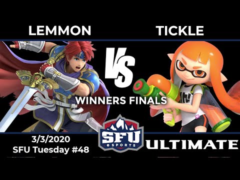 SFU Tuesday #48: Lemmon (Joker, Roy) vs Tickle (Inkling) - Winners Finals